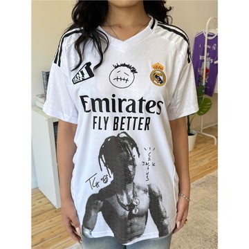 Travis Scott 短袖球衣 REMAKE 復古 VIBE blokecore 足球服 春夏