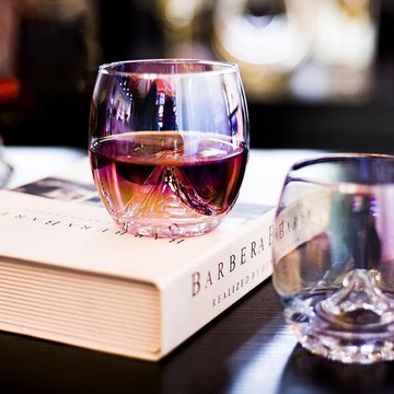 日本富士山抖音威士忌酒杯子洋酒杯日式創意啤酒玻璃杯子古典水晶