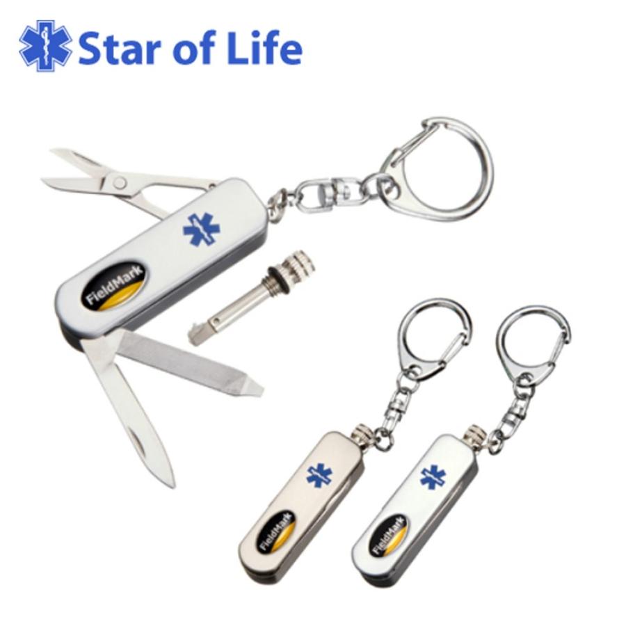 Star of Life スターオブライフ カークス ４つのミニツール＆メタルマッチ ポケットナイフ ヤスリ ドライバー 2827-26 2827-27