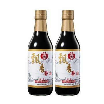 金蘭 飄香醬油590ml 2入超值組