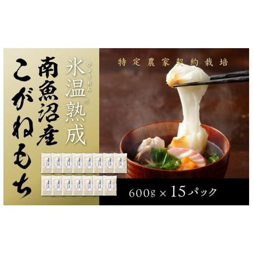 ふるさと納税 新潟県 南魚沼市 氷温熟成南魚沼産こがねもち9.0kg