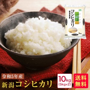 米 10kg 送料無料 令和5年産 新潟コシヒカリ10kg(5kg×2)