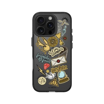 iPhone 16 Pro Clear 酷墨灰 - 哈利波特 Harry Potter - Sticker - 霍格華茲校園生活