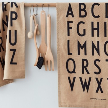 經典茶巾(2入) 黑