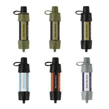 【哆哆購】台湾出貨 戶外濾水器 吸水器 迷你過濾器 單兵緊急濾水器MINI迷你便攜式戶外淨水器野營過濾器求生用品淨水吸管