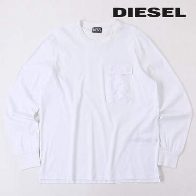 DIESEL◆T-HAIM/ポケット長袖Tシャツ/L/コットン/ブラック/ディーゼル Yahoo!オークション - DIESEL T-HAIM/ポケット長袖Tシャツ/L