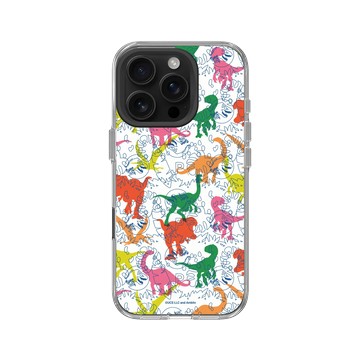iPhone 16 Pro Clear Case（相機按鈕） 透明 - Jurassic Park/ Jurassic World - RISO印刷