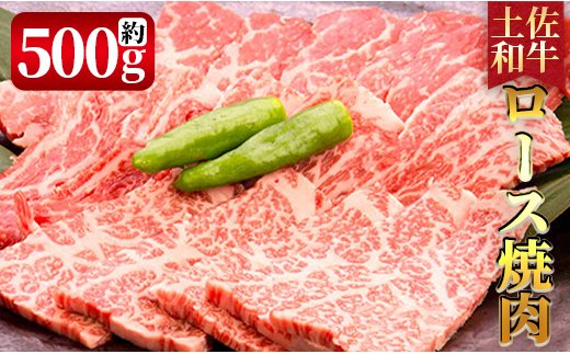 土佐和牛ロース焼肉500g タレなし Xhk-0080