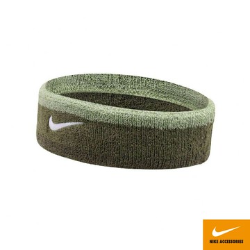 NIKE SWOOSH 頭帶 N0001544314OS軍綠白