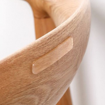 日本霜山 長形免鑽釘無痕防水透明防撞貼(10入/包)x3包組