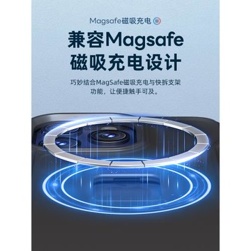 SinceTop品牌專用配件 一體成型 防摔防滑設計 適用14ProMax/15ProMax MagSafe磁吸無線充電 Q系列支架保護殼
