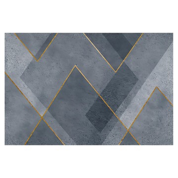 半島良品 可裁剪刮泥防滑絲圈地墊  75 x 45cm  輕奢藍灰  1個