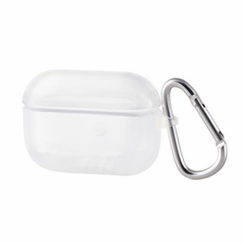 AirPods Proケース　シリコン　カラビナ　クリアケース　エアーポッズ