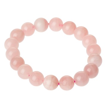 財神小舖 甜蜜桃花 馬粉晶手鍊 10mm  粉色  1個