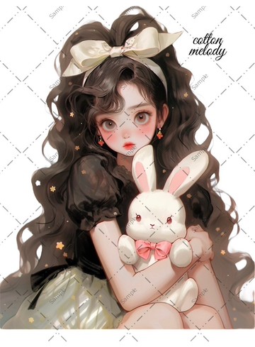 原創貼紙 no.37B 人物貼紙 原創貼紙 人物貼紙 女孩貼紙 原創人物貼紙