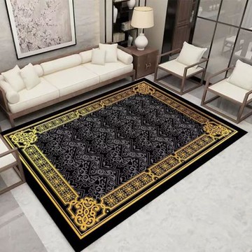 歐式輕奢客廳地毯復古波斯臥室床邊毯滿鋪毯耐臟茶幾墊民宿地墊