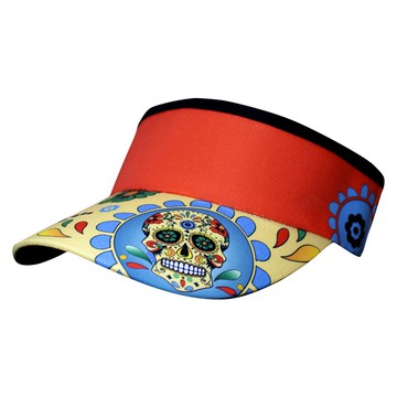 Fiesta Sugar Skull汗淂HEADSWEATS運動帽.另推薦由4支回收寶特瓶製成運動衣.