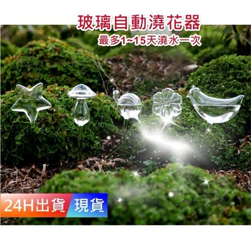 【玻璃 自動 澆花器】 懶人澆水器 澆花神器 懶人澆花 動澆花器 可調節澆花器 自動澆水器 H10348