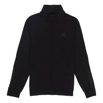 adidas M DK TJ Solid Color Logo Athleisure Casual Sports Jacket Black