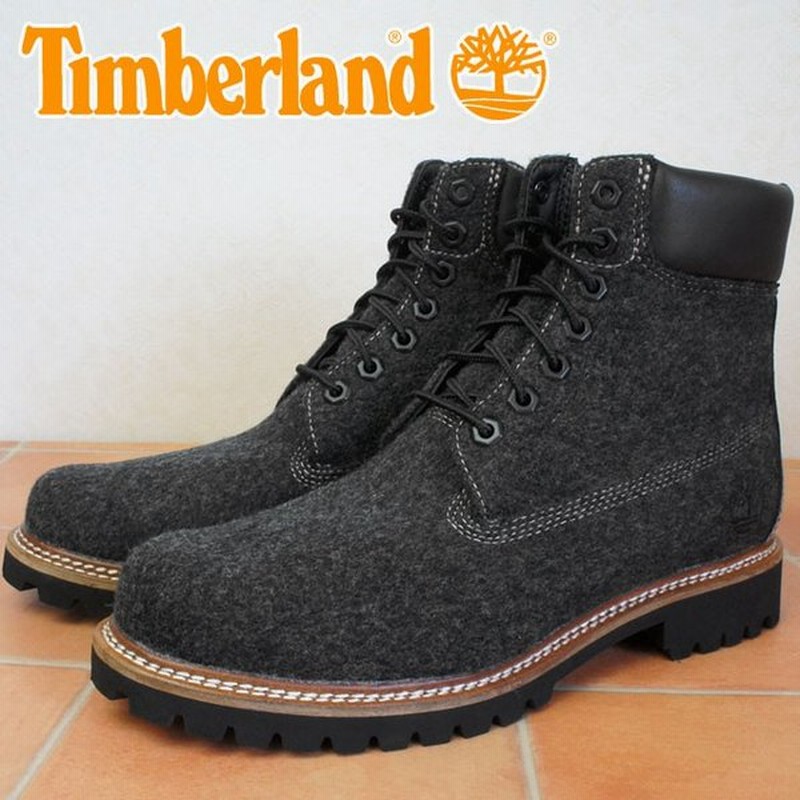 ティンバーランド Timberland ショートブーツ レースアップブーツ 防水 メンズ Tb0a1u6z ウール 編み上げブーツ グレー 通販 Lineポイント最大0 5 Get Lineショッピング