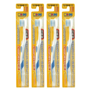 Dent-Inn 巧適潔淨牙刷-軟毛 超極細毛和平毛混植  1入  4支