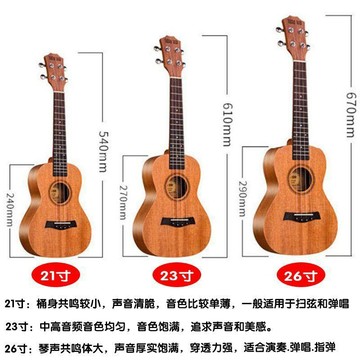 臺灣發貨>單板尤克里裏初學者實木23寸小吉他成人男女學生新手入門樂器OYT
