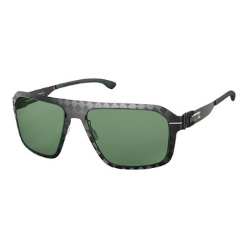 【ic! berlin】FLX_S03 Median Graphite 德國薄鋼墨鏡 公司貨