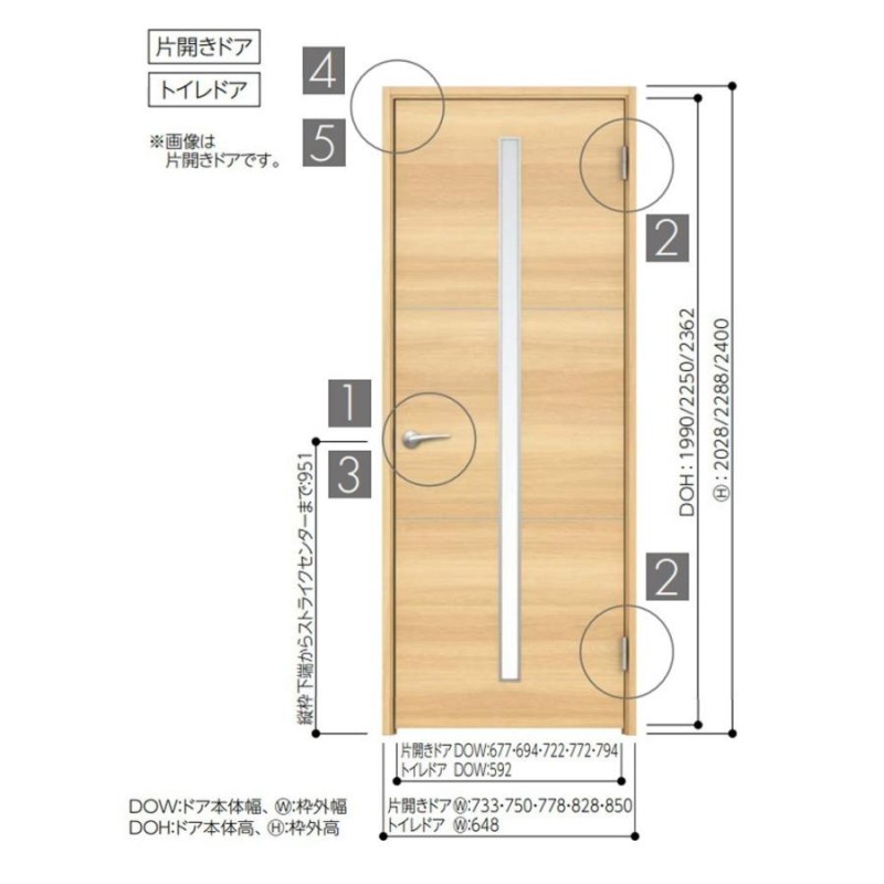 永大産業 スキスム トイレドア セット 固定枠 枠見込み 168 154 140