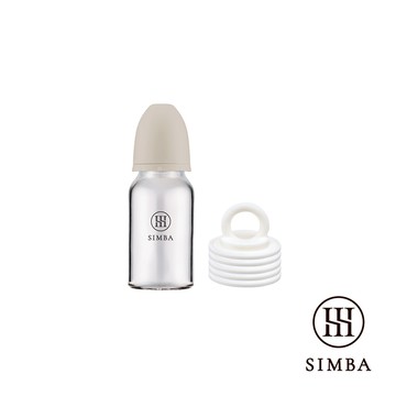 小獅王辛巴 NO.1蘊蜜質金玻璃標準儲乳瓶120ml-新生適用