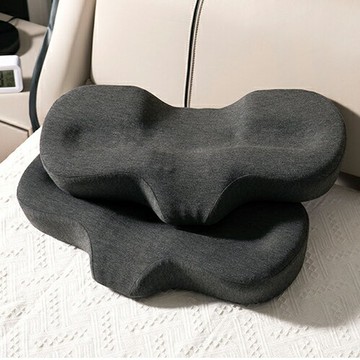 睡眠枕 頸椎枕頭 記憶枕 記憶棉側睡不壓臉頸椎枕頭人體工學拉伸護頸枕美容護耳防法令紋『ZW5893』