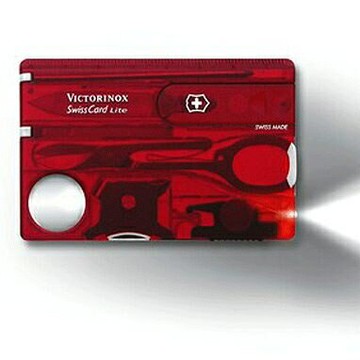 VICTORINOX 維式 13用名片型瑞士LED燈刀 瑞士刀 防災 戶外 折疊工具 登山健行 戶外用品【APP滿額下單10%點數(單一帳號最高5000點)】1/31止