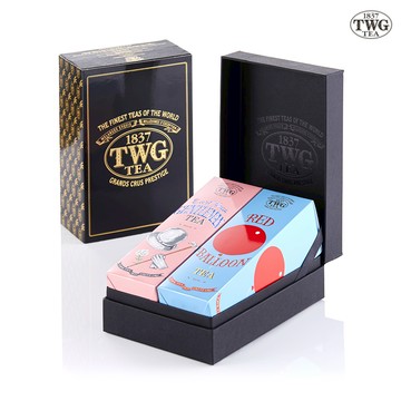 【TWG Tea】時尚茶罐雙入禮盒組 紳士伯爵茶100g+乘風高翔100g(紅茶+南非國寶茶) ｜畢業季送禮、禮物禮盒