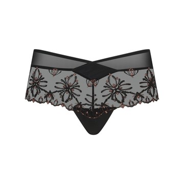 【Chantelle】四角丁內褲>XS-M>曜光黑(26040_E17)【Champs-Elysées】