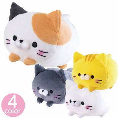 ぬいぐるみ 猫 ねこ かわいい もちふわ ころころにゃんこ みけねこ とらねこ 黒猫 ジンベエザメ 子供 こども クリスマス 誕生日 女の子 プレゼント 通販 Lineポイント最大get Lineショッピング