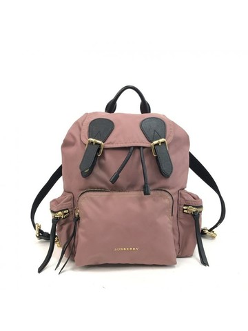 burberry 粉色 Rucksack 尼龍雙肩背包 雙肩包