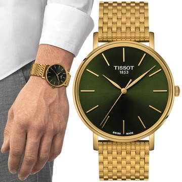 TISSOT天梭 官方授權 EVERYTIME 簡約經典腕錶 聖誕節 禮物 送禮 40mm/T1434103309100