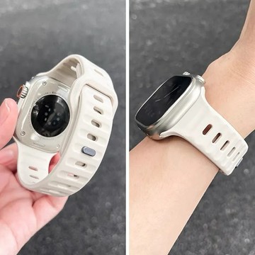 蘋果手錶帶 矽膠錶帶 適用 Apple Watch 10代 9 8 7 6 SE 運動錶帶 42mm 46mm 49mm