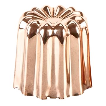 天使之鈴 可麗露銅模 內裏鍍錫 4.5 x H4.5cm  銅色  1個