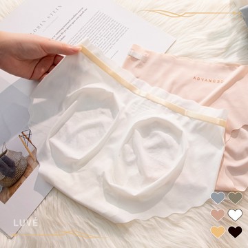 LUVE｜性感女性無痕內褲 含大尺碼 冰絲內褲 性感可愛花邊 運動無痕內褲 包臀 透氣內褲 低腰 日系風格 現貨