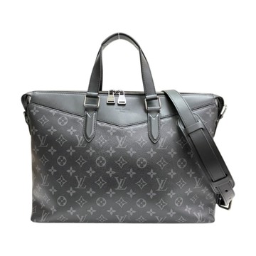 LOUIS VUITTON LV 路易威登 Explorer 公事包 兩用包 黑色 原花帆布 M40566 【二手名牌BRAND OFF】