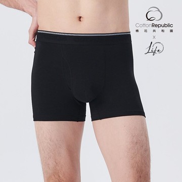 棉花共和國 CR LIFE棉柔彈力舒適平口褲3入