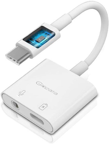 【日本代購】Glazata Type C to 3.5毫米端子 耳機轉換適配器 2合1 充電+音頻輸出 快速充電 音樂 通話 M33S