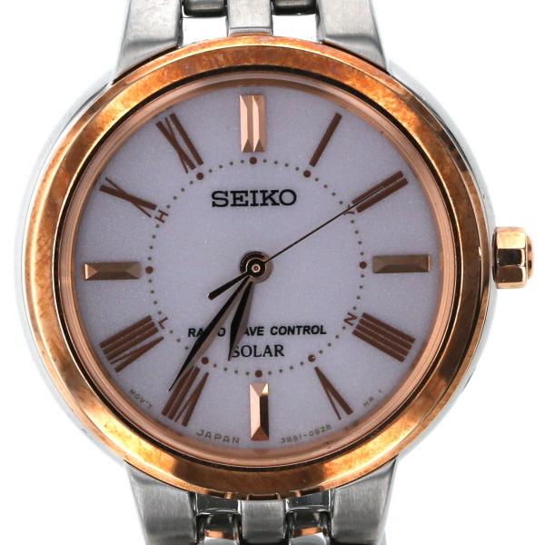 セイコー SEIKO 腕時計 スピリット 3B51-0AS0 電波ソーラー シルバー 文字盤 3針式 レディース 腕時計 【hon】【中古】 |  LINEショッピング