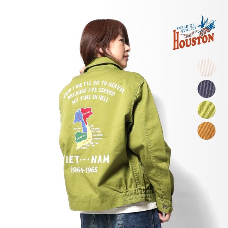 HOUSTON woman / ヒューストン ウーマン 23HL006 VIETNAM JACKET (MAP) / ベトナムジャケット (地図)  -全4色- | LINEブランドカタログ