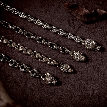 【JK銀飾】赤誠風骨．四神玄武／925純銀-手環