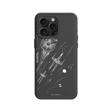 iPhone 15 Pro Max SolidX 黑 - 迪士尼-星際大戰 Star Wars - POP全載具2-白