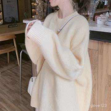 🌷臺灣出貨🌷Glove 今年流行爆款 上衣女 毛衣女 秋冬季新款 奶乖穿搭 溫柔慵懶風 內搭針織衫 毛衣 長袖外搭 衣服