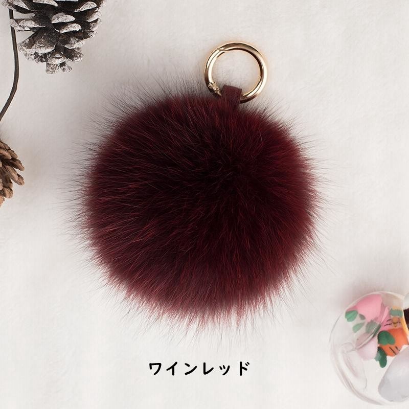 ✨ アクセサリーチャーム ふっわふわ リアルファー✨ ピンク