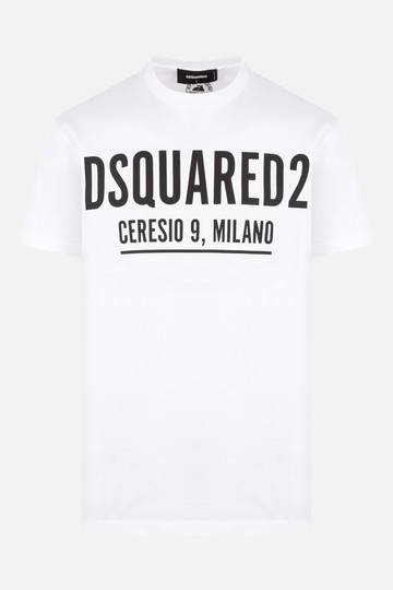 DSQUARED2 Ceresio 9 logo print cotton t-shirt Man