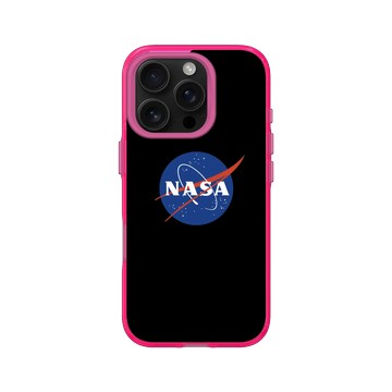 iPhone 16 Pro Clear 粉漾桃 - NASA - Meatball (Black)